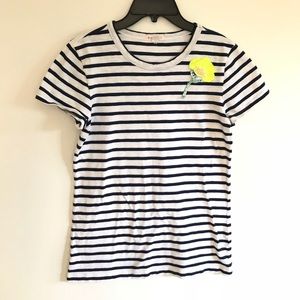 Crewcuts Striped Flower Tee